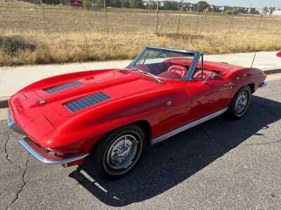 1963 Chevrolet Corvette convertible number mathing factory 327CI with a 4-