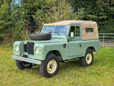 1971 Land Rover Series 3 88?? Diesel, Full Nut and Bolt Restoration, Pastel Green