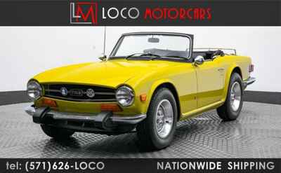 1974 Triumph TR-6 Convertible British Iconic Classic!