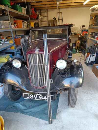 1938 Morris 4 Seat Tourer