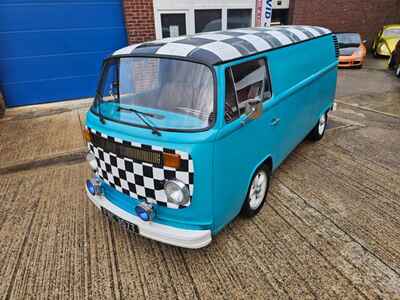 1977 VW TYPE 2 LATE BAY WINDOW PANEL VAN LHD GREEK IMPORT 1600cc CUSTOM INTERIOR