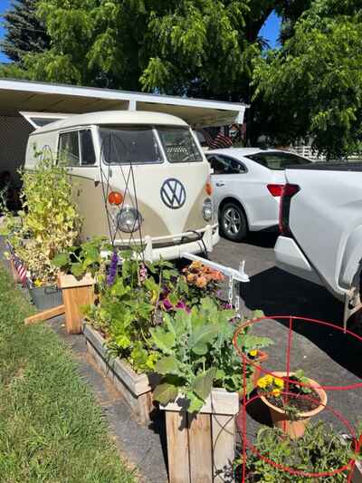 1969 Volkswagen Microbus *custom* camper tow behind