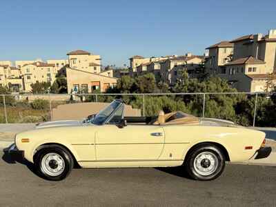 1979 Fiat 124 Spider 2000 convertible