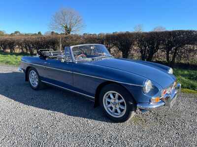 1969 MGB Roadster - Chrome Bumper Original UK car.