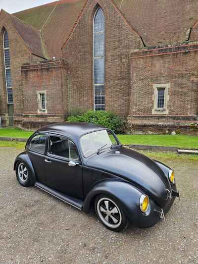 SUPER COOL 1971 VW BEETLE CUSTOM CAL LOOKER FULLY RESTORED TWIN CARBS LOWERED