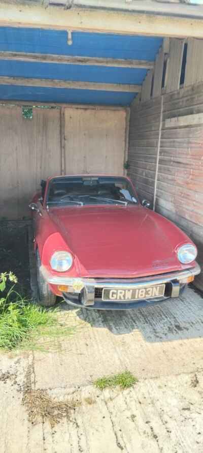 Triumph Spitfire 1500 (Spares and Repairs, Barn Stored)