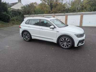 Volkswagon Tiguan R Line TDI BMT White 1968 CC diesel 5 seats