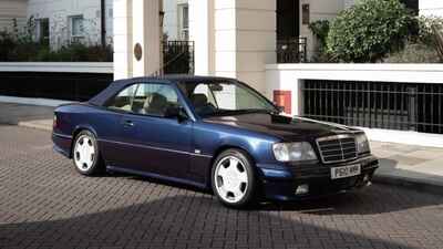 Mercedes W124 A124 Cabriolet in Azurite Blue