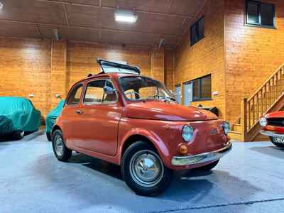 1972 FIAT 500F CORAL CLASSIC CAR - RIGHT HAND DRIVE