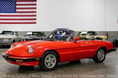 1983 Alfa Romeo Spider Veloce