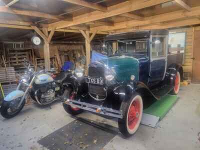 Model A ford pickup truck