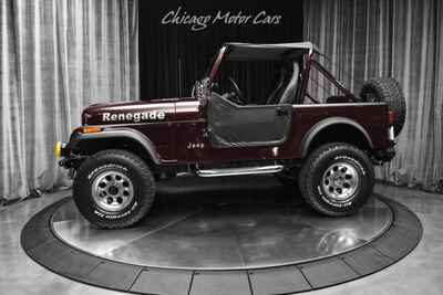 1984 Jeep CJ Renegade! AMC 360 V8! 4x4! Warn Bumper! Winch & Li