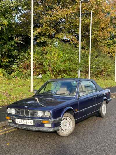 1989 BMW E30 320I Convertible Automatic *Project Car*