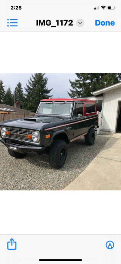 1974 Ford Bronco Deluxe Chrome package