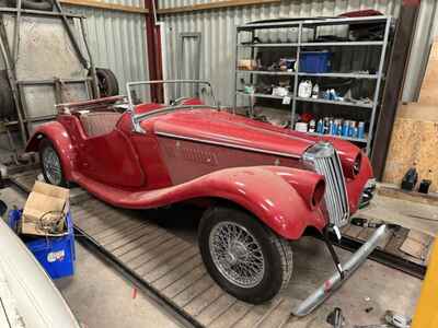 MG TD / TF 1954 complete car many new parts unfinished restoration easy project