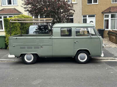 vw bay window crew cab doka 1972 ,original hoops and bows, 1600cc twin port