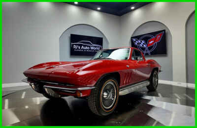 1965 Chevrolet Corvette VIN Matching Engine and Transmission! Code UU Rally Red