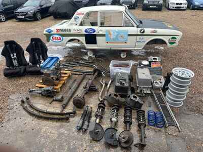 Ford Lotus Cortina mk2 Ex winning Rally car