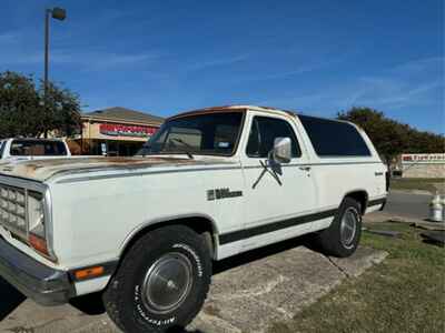 1984 Dodge Ramcharger 150 Prospector RamCharger - Runs and Drives