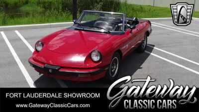 1986 Alfa Romeo Spider Graduate