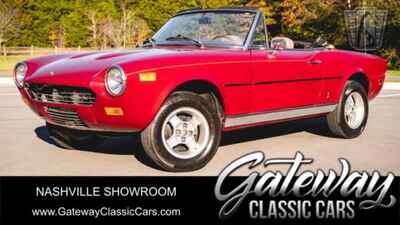 1978 Fiat 124 Spider Sport Spider