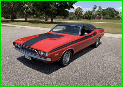 1972 Dodge Challenger 440 V8, Posi Rear End, Real FE5 Bright Red Car!