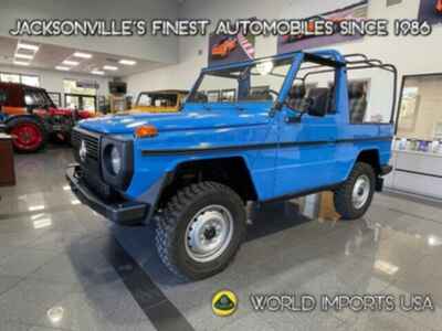 1987 MERCEDES-BENZ G-Class G240 OPEN TOP DIESEL SWB - (FRAME-OFF RESTORATION)