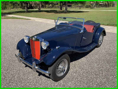 1952 MG TD Incredible Color Combination, Right Hand Drive!