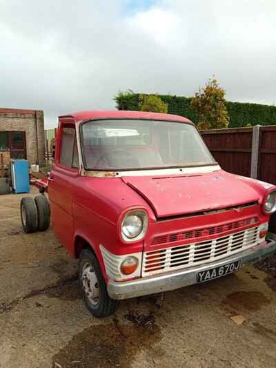 1970 / 71 Mk1 Ford Transit twin wheel chassis cab