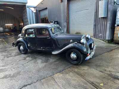 Citroen Traction Avant Light 15 1953 Barn Find Rat Rod Transferable Registration