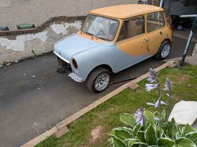 austin mini project restoration 1977