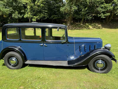 Austin 16 blue and black seven seater 1935. recent Full Service Well Maintained