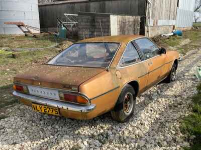 Mk1 Vauxhall Cavalier Coupe 1 9GLS barn find. Same as Opel Manta