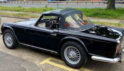 triumph tr4 with overdrive
