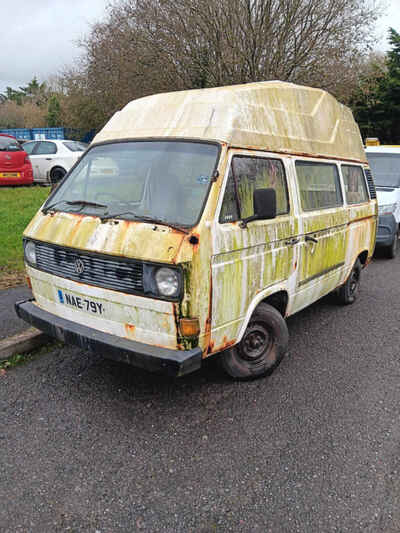 VW Caravelle T25 T24 T3 1983 Campervan 2 0 petrol Spares repairs project White