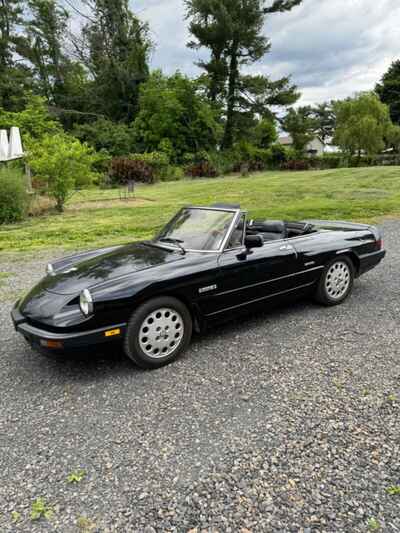 1988 Alfa Romeo Spider Quadrifoglio with 99, 132 00 original miles