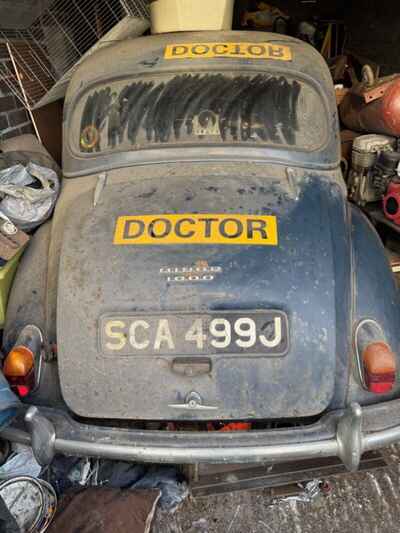 Classic Garage find.  Morris Minor 1000.    Good Condition, Very Little Rust