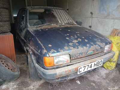 ford fiesta mk2 spares or repairs been in garage 20+ years