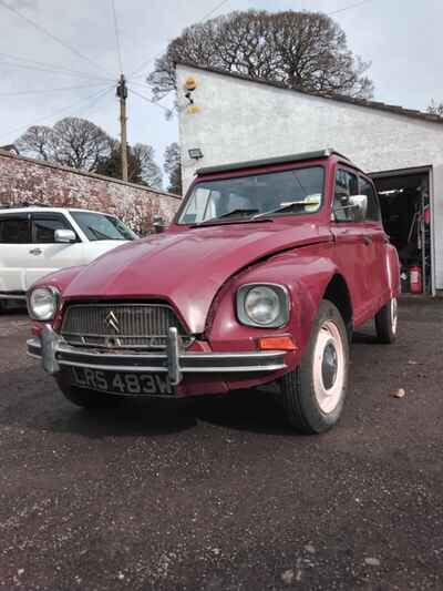 Citroen Dyane 6 2cv classic car 1980