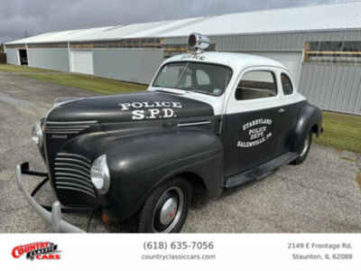 1940 Plymouth Business Coupe Police Car