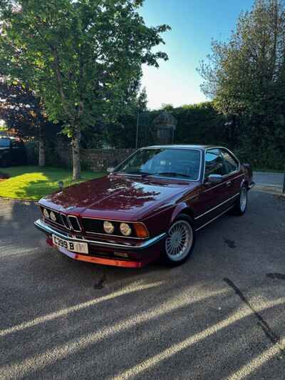 1985 BMW 635 CSI  - rare E24 , full spec, extremely low genuine miles, rust free