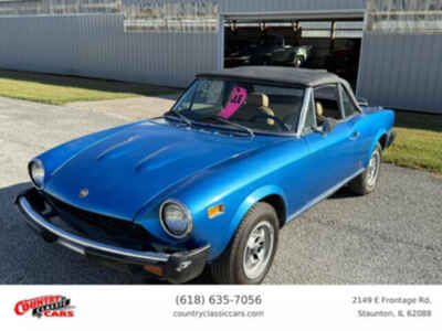 1978 Fiat 1800 Spider Convertible