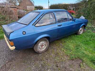 1980 FORD ESCORT MK2 2 DOOR 1600 SPORT ? PROJECT SA RHD IMPORT VERY SOUND SHELL