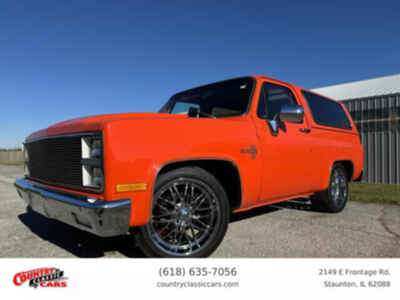 1982 Chevrolet Blazer Custom Deluxe 2D SUV 4WD