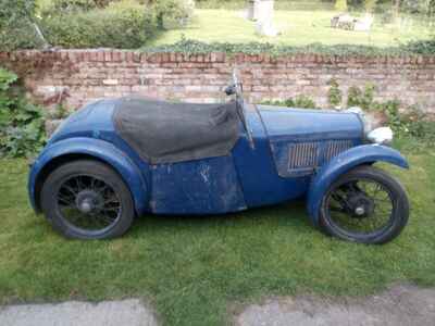 Austin Seven Nippy 1937. Two seater sports.  AGE 71.