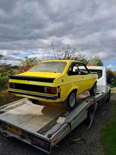 ford escort mk2 1600 sport uk classic cars yellow not xr2 / rs turbo