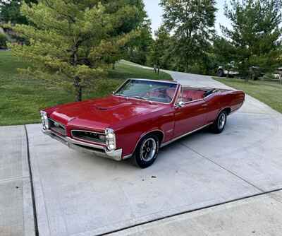 1966 PONTIAC GTO TRI POWER CONVERTIBLE 389 TRI-POWER 4SPD PS PB TACH