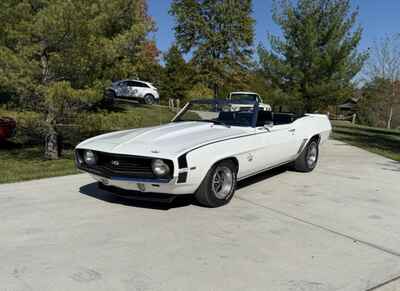 1969 CHEVROLET SS CAMARO CONVERTIBLE SS 427 4SPD PS PDB