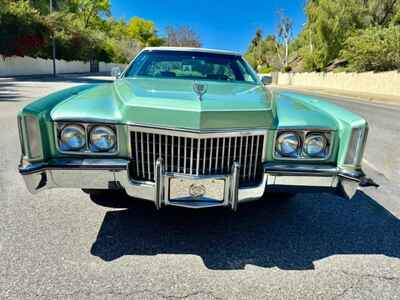 1972 Cadillac Eldorado FLEETWOOD Interior, Body by Fisher, 7955 Miles