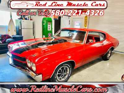 1970 Chevrolet Chevelle Cranberry red 75 75 red bucket seat interior